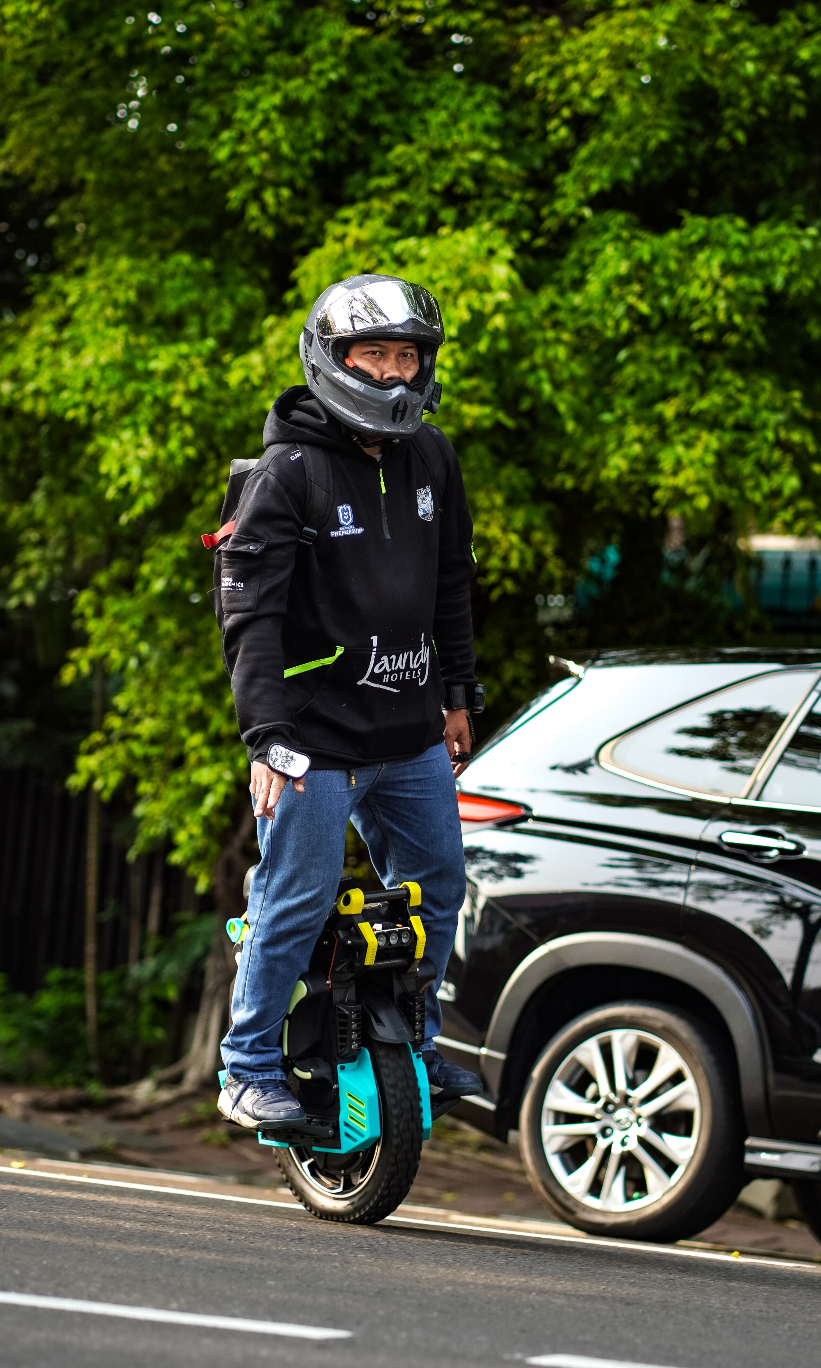 Jarz with his Kingsong F18